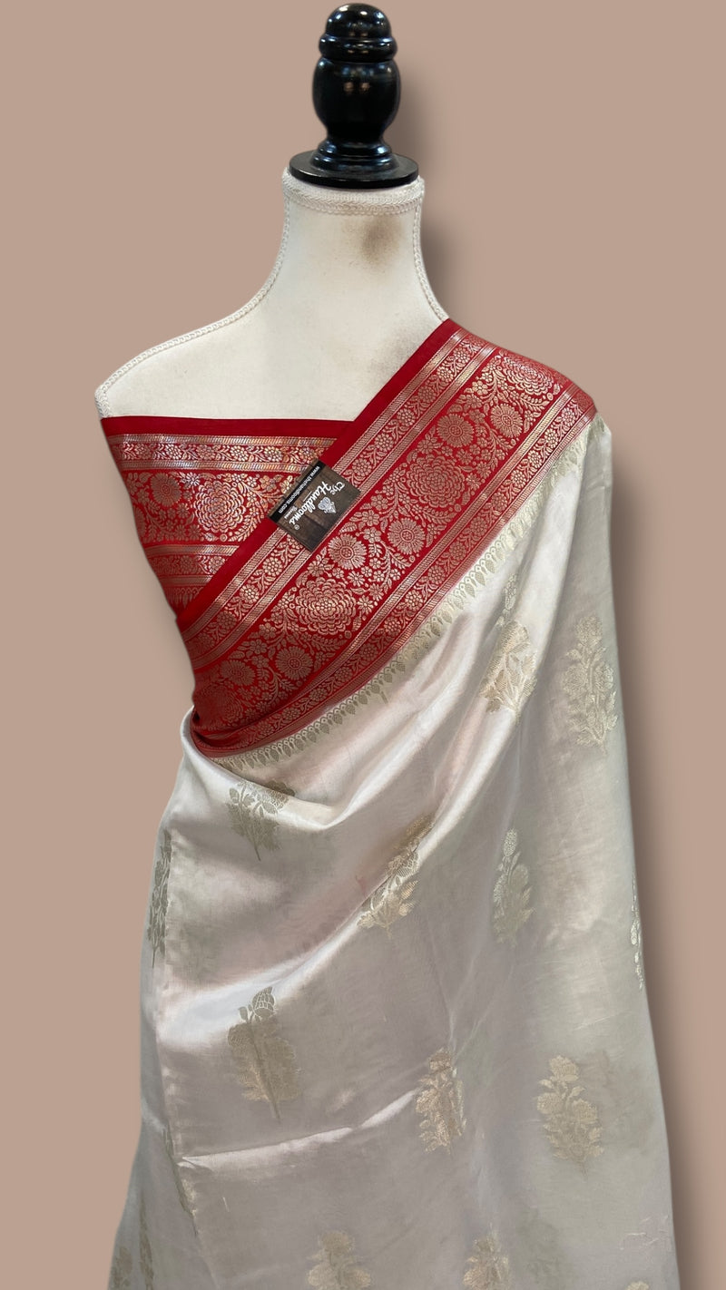 Pure Mango Silk Banarasi Handloom Saree