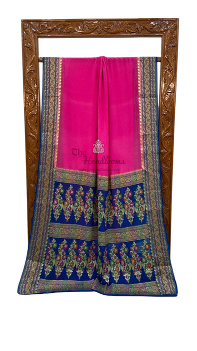 Pure Chiffon Khaddi Banarasi Saree