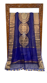 Pure Metallic Tissue Handloom Banarasi Saree - The Handlooms