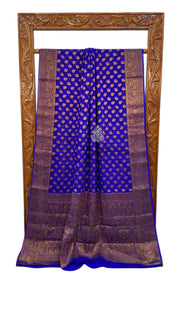 Pure Chiffon Khaddi Banarasi Saree - The Handlooms