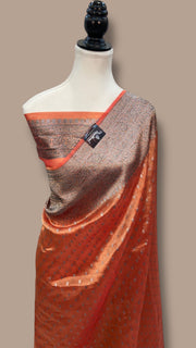Pure Kora Tissue Handloom Banarasi Saree - The Handlooms