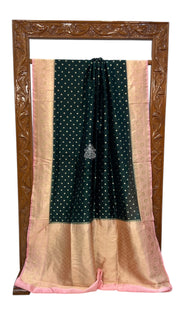 Pure Dupion Silk Banarasi Handloom Saree - The Handlooms