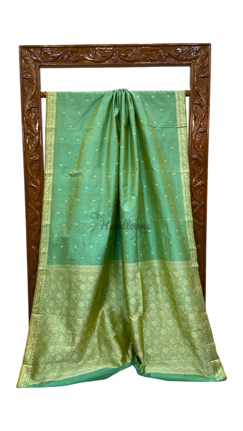 Pure Katan Silk Banarasi Handloom Saree - The Handlooms