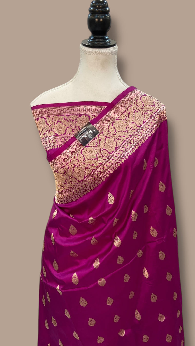 Pure Katan Silk Banarasi Handloom Saree - The Handlooms