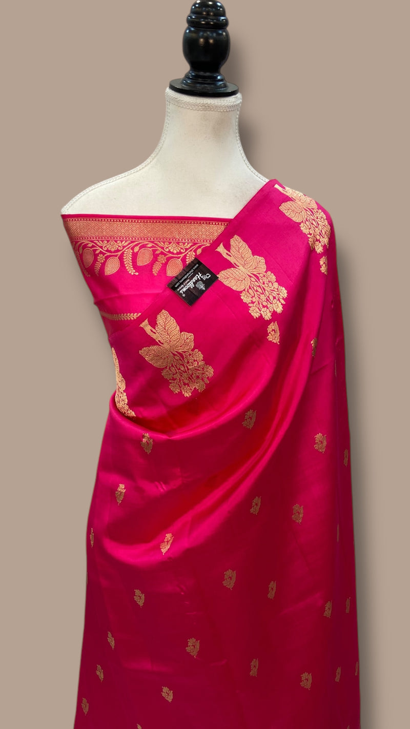 Pure Katan Silk Banarasi Handloom Saree - The Handlooms