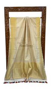 Italian Moonga Silk Handloom Banarasi Saree - The Handlooms