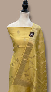 Pure Chiniya Silk Dress Material - The Handlooms