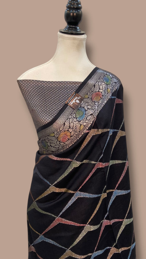 Pure Chiniya Silk Handloom Banarasi Saree - The Handlooms