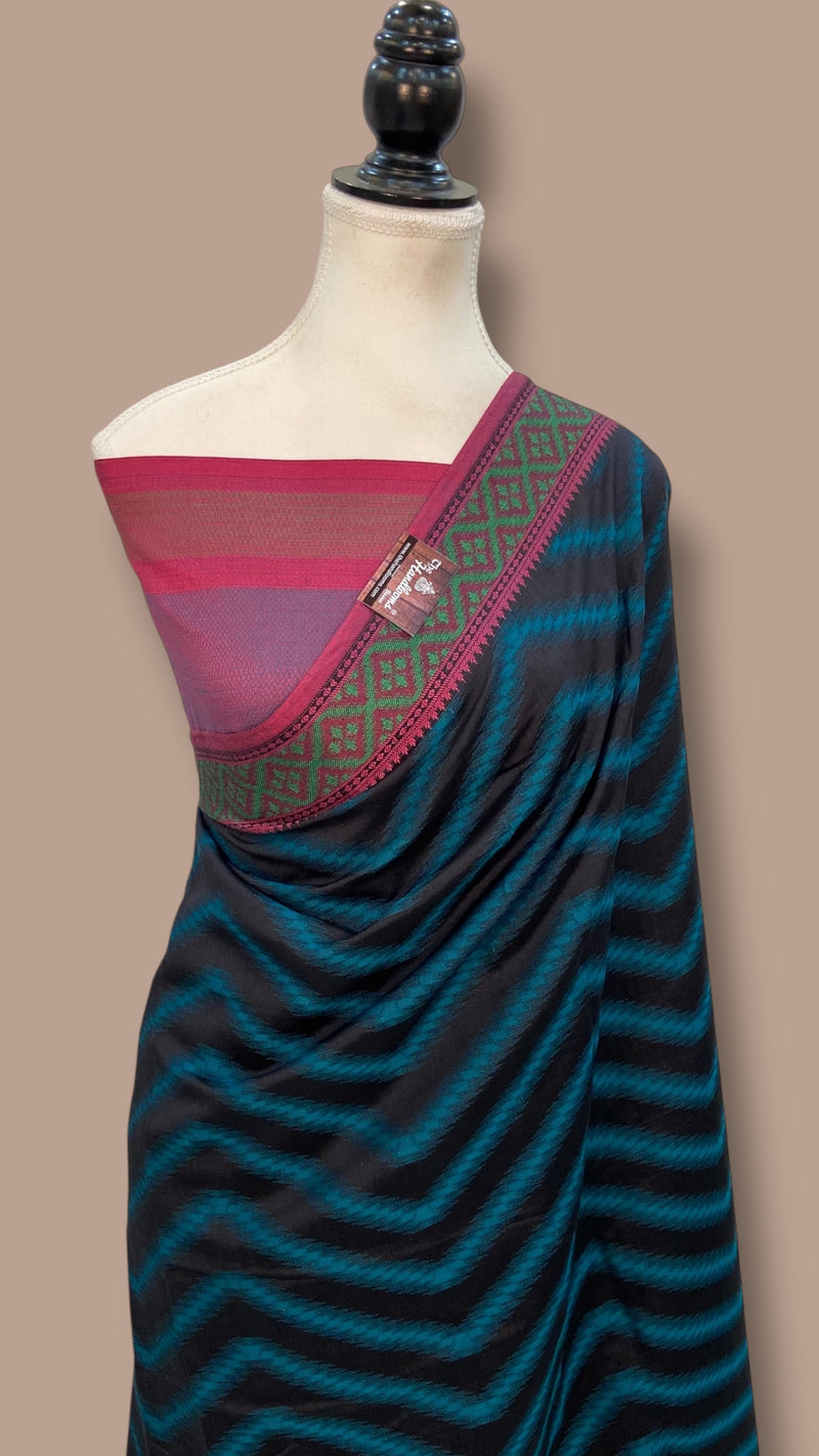 Pure Chiniya Silk Handloom Banarasi Saree - The Handlooms