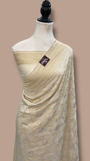 Moonga Georgette Handloom Banarasi Saree - The Handlooms