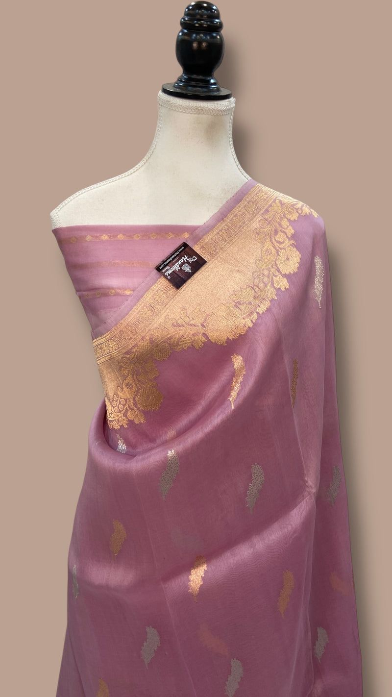 Pure Kora Handloom Banarasi Saree - The Handlooms