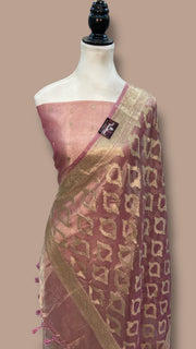 Pure Kora Tissue Handloom Banarasi Dress material - The Handlooms