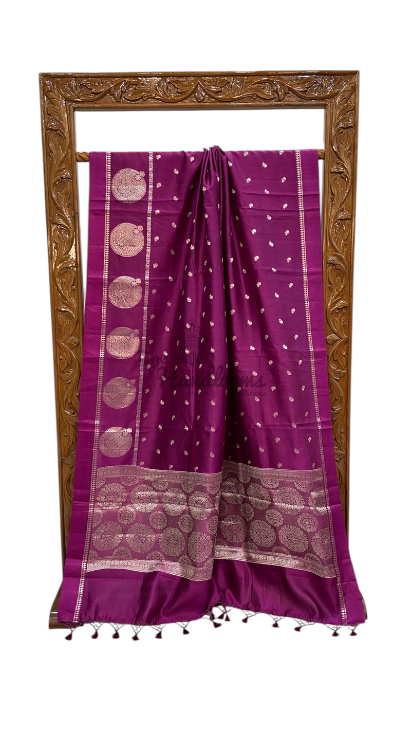 Pure Mango Silk Banarasi Handlokom Saree - The Handlooms