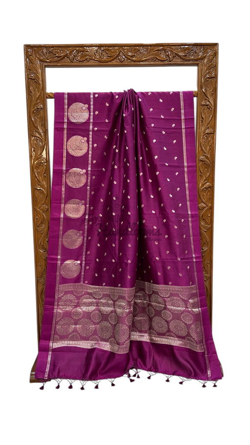 Pure Mango Silk Banarasi Handlokom Saree - The Handlooms