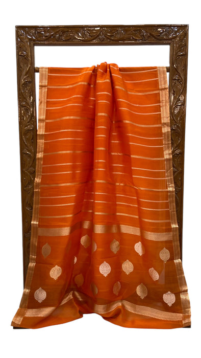 Pure Kora Handloom Banarasi Saree