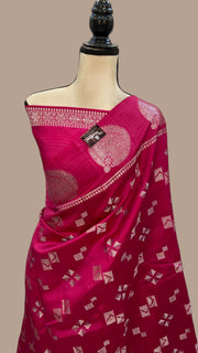 Pure Mango Silk Banarasi Handloom Saree - The Handlooms