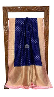 Pure Dupion Silk Banarasi Handloom Saree - The Handlooms