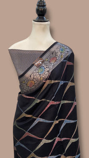 Pure Chiniya Silk Handloom Banarasi Saree - The Handlooms