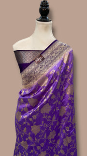 Pure Chiniya Khaddi Handloom Banarasi Saree - The Handlooms