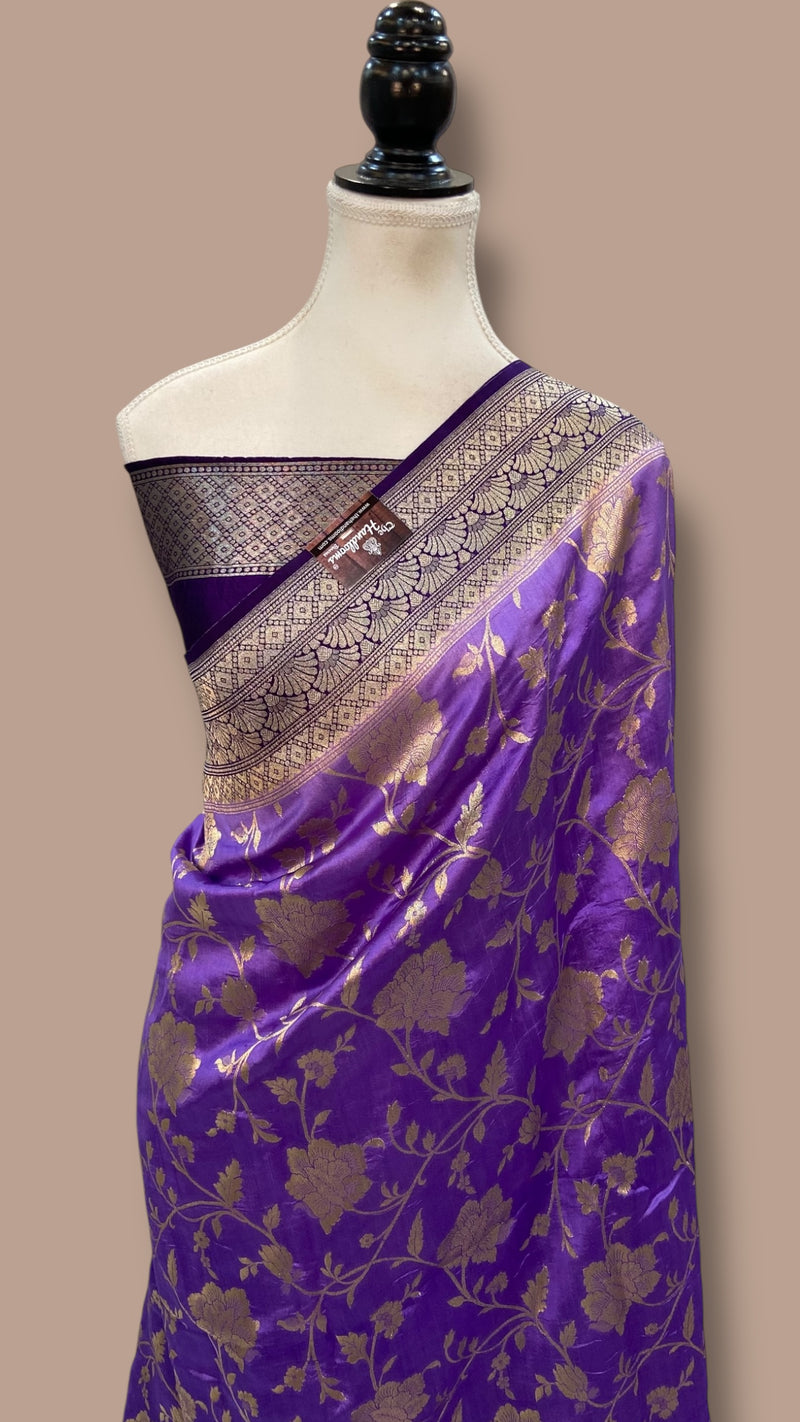 Pure Chiniya Khaddi Handloom Banarasi Saree - The Handlooms