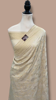 Moonga Georgette Handloom Banarasi Saree - The Handlooms