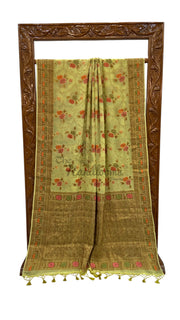 Pure Chiffon Khaddi Banarasi Saree - The Handlooms