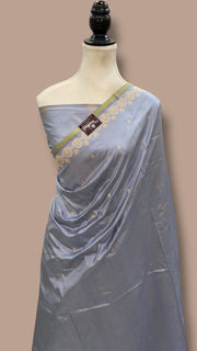 Pure Katan Silk Banarasi Handloom Saree - All Over Kadua Motifs - The Handlooms