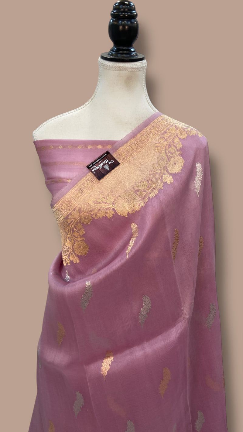 Pure Kora Handloom Banarasi Saree - The Handlooms