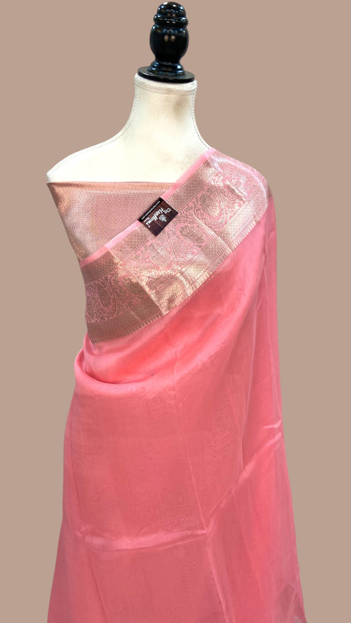 Pure Kora Handloom Banarasi Saree - The Handlooms