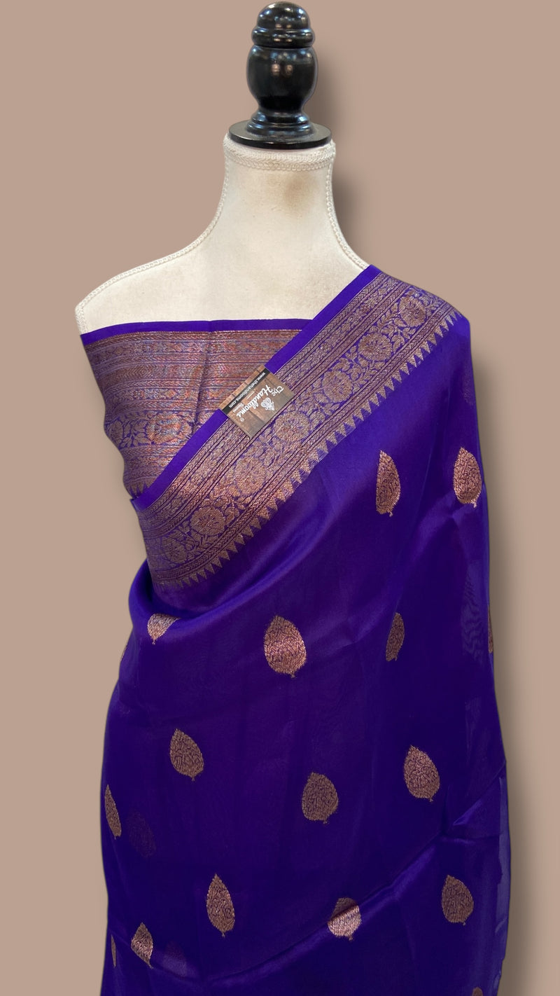 Pure Kora Handloom Banarasi Saree - The Handlooms
