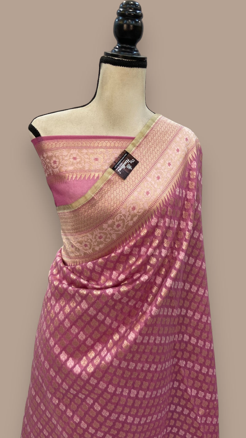 Pure Cotton Banarasi Handloom Saree - The Handlooms