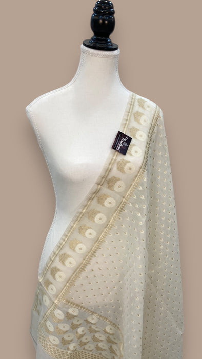 Pure Cotton Banarasi Handloom Dupatta