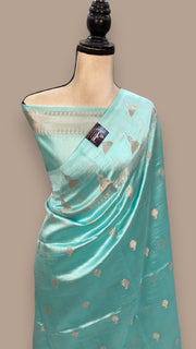 Pure Mango Silk Banarasi Handloom Saree - The Handlooms
