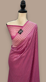 Pure Moonga Khaddi Handloom Banarasi Saree - The Handlooms