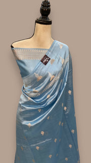Pure Mango Silk Banarasi Handloom Saree - The Handlooms