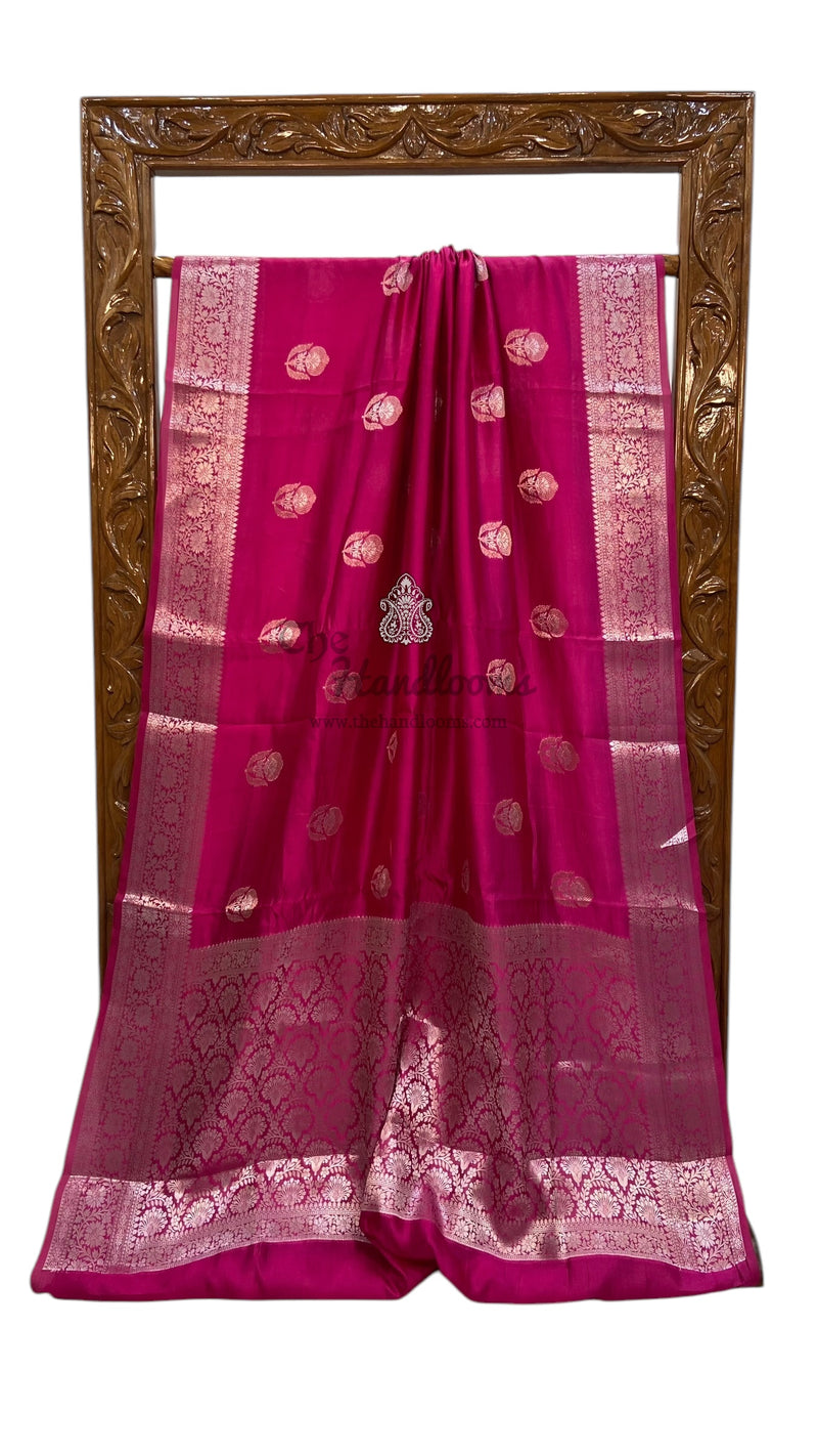 Pure Mango Silk Banarasi Handloom Saree - The Handlooms