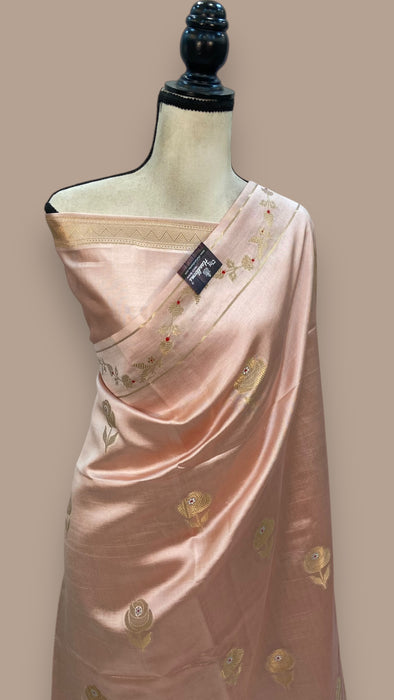 Pure Mango Silk Banarasi Handloom Saree