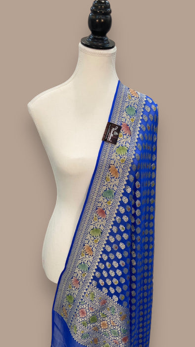 Khaddi Georgette Handloom Banarasi Dupatta