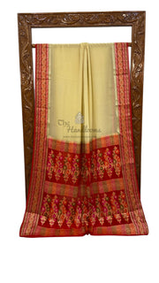 Pure Chiffon Khaddi Banarasi Saree - The Handlooms