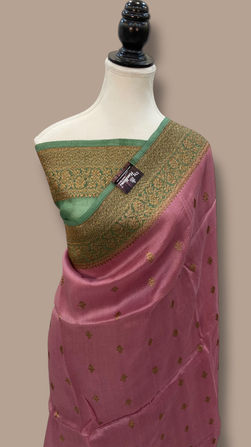 Pure Kora Handloom Banarasi Saree - The Handlooms