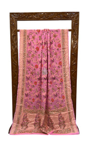 Pure Chiffon Khaddi Banarasi Saree - The Handlooms