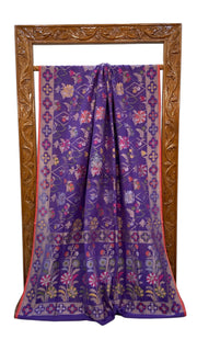 Pure Cotton Jamdani Handloom Banarasi Saree - The Handlooms