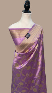 Pure Dupion Silk Banarasi Handloom Saree - The Handlooms