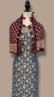 Khaddi Georgette Banarasi Dress material - The Handlooms