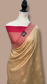 Pure Chiniya Silk Handloom Banarasi Saree - The Handlooms
