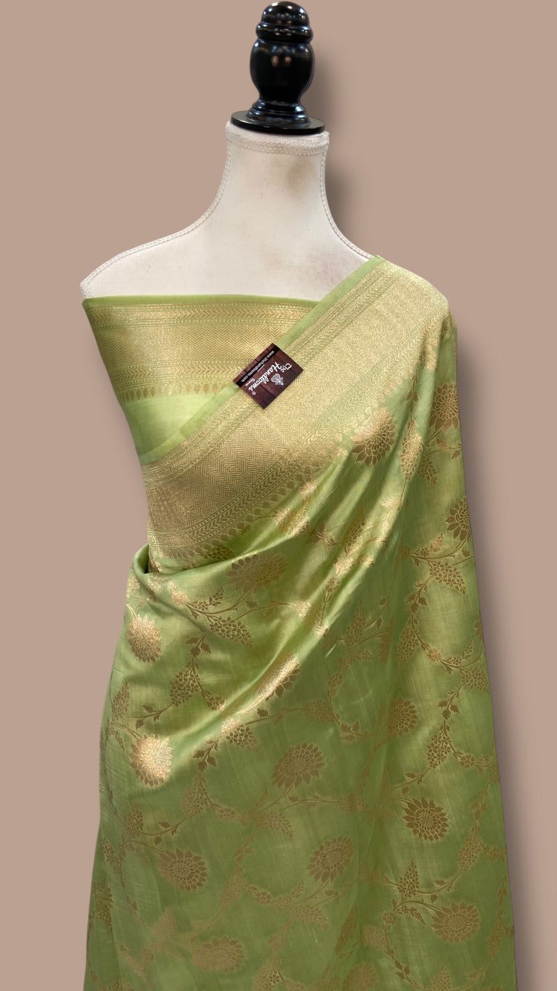 Pure Chiniya Khaddi Handloom Banarasi Saree - The Handlooms