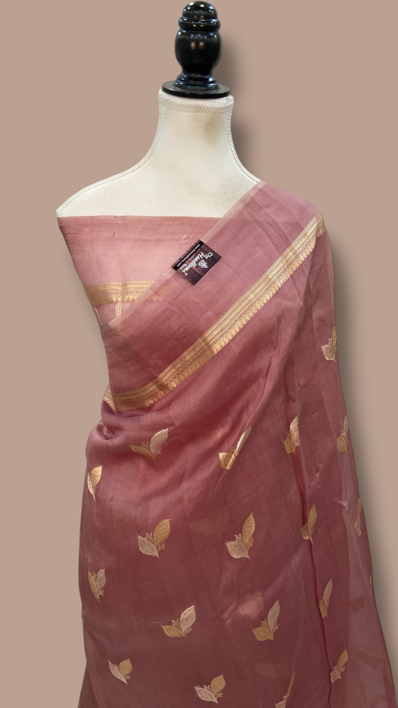 Pure Kora Handloom Banarasi Saree - The Handlooms