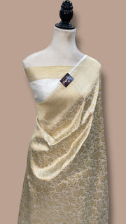 Pure Katan Silk Banarasi Handloom Saree - Tanchui Brocade - The Handlooms