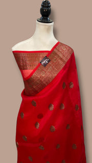 Pure Kora Handloom Banarasi Saree - The Handlooms