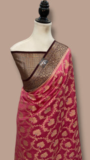 Pure Chiniya Silk Handloom Banarasi Saree - The Handlooms